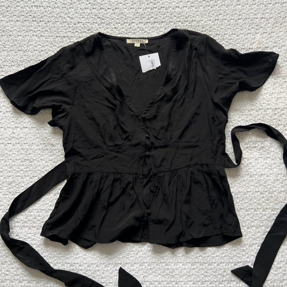 Arrays Black Blouse - L